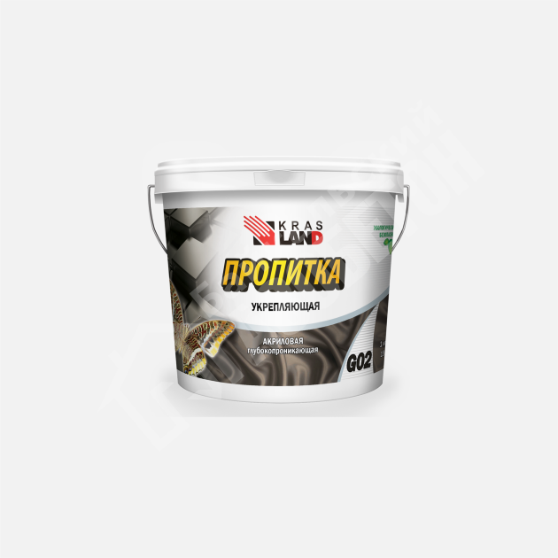 картинка Пропитка акриловая глубокопроникающая укрепляющая «Krasland G02» 